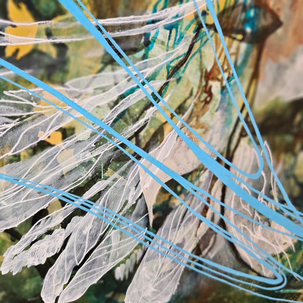 "It's The Rhythm Of Life and The Flows Taking Hold" Original Painting