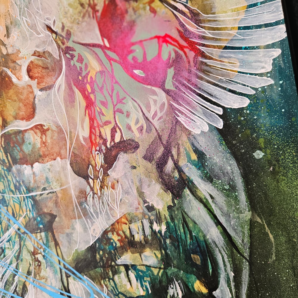 "It's The Rhythm Of Life and The Flows Taking Hold" Original Painting