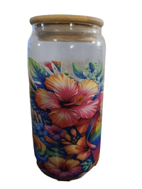Image 3 of Life's Better in Flip Flops Glass Tumbler