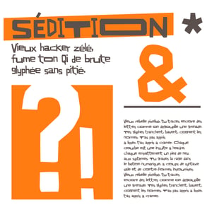 Image of Typo : Sédition !
