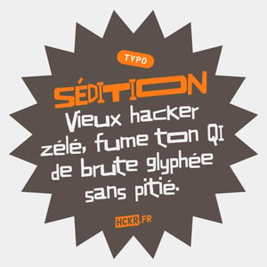 Image of Typo : Sédition !