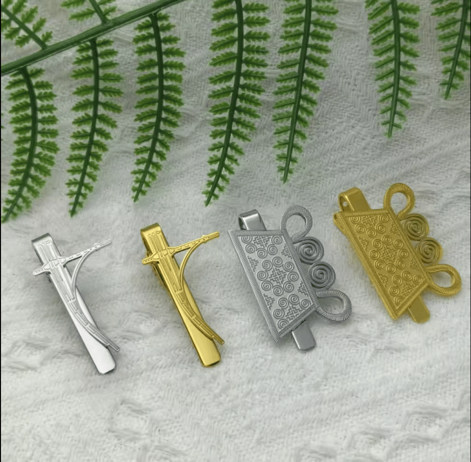 Image of Water-Resistant Qeej Tie Clip