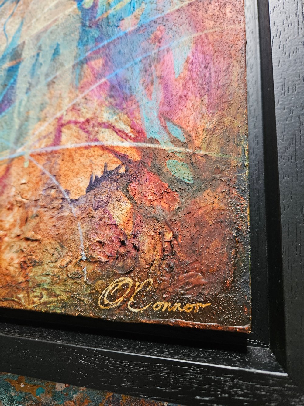  "I'm a Dreamer, a Schemer, on a Long Lonesome Ride" Original Painting