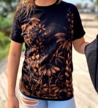 Hand Painted Bleach Flower TShirt