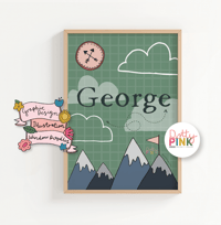 Image 2 of Personalised Adventure Name Print