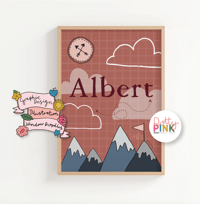 Image 1 of Personalised Adventure Name Print