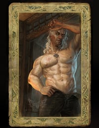 LIMITED Geralt Romance Card poster print