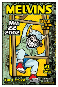 Image of Melvins 2002 Poster