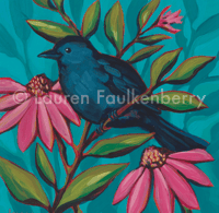 Image 2 of Catbird Print