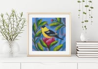Image 3 of Garden Goldfinch Print
