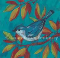 Image 2 of Autumn Titmouse Print
