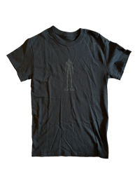 Mannequin Tee Black on Black Small