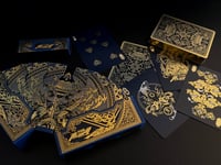 Image 2 of Asura Deluxe Blue Playing Cards