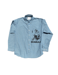 Sulking Man Long Sleeve Button Up Size M