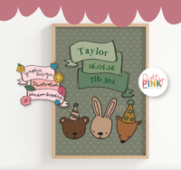 Image 1 of Personalised ‘Birth Day’ Name Print