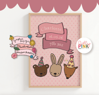 Image 2 of Personalised ‘Birth Day’ Name Print