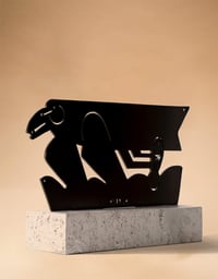 Image 7 of "Crow With Fish & Seed" by America Martin