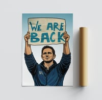 Image 4 of WE ARE BACK - A3 Poster