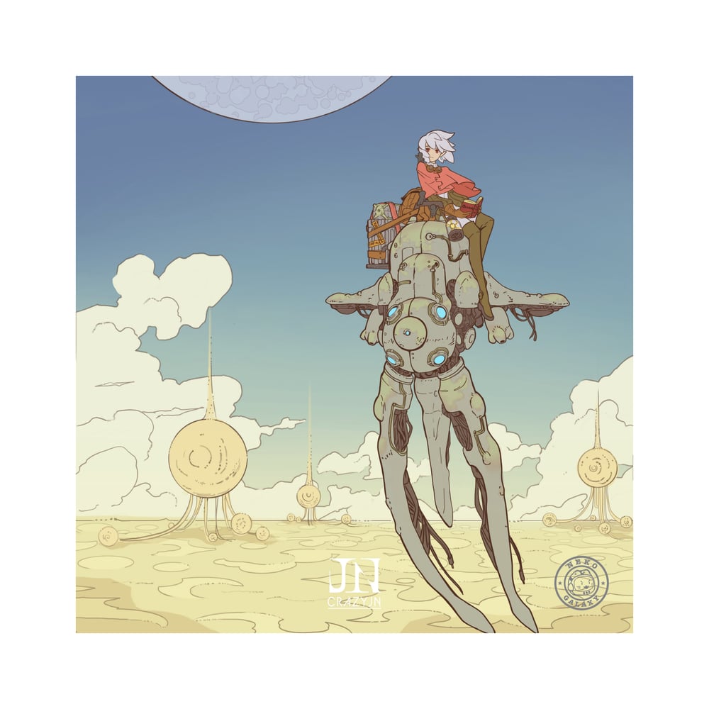 Image of Travel in the Desert Sea ART PRINT