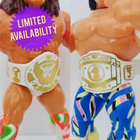 Image 1 of Retro Belts Series 1 - 2x White Belt Set
