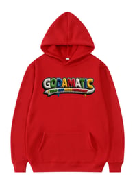 Image 4 of Multi Color Godamatic Hoodie (Fuzzy)