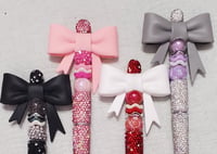 Image 1 of Bow Focal Rhinestone Pens 