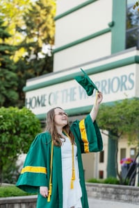 Image 7 of WVHS Class of 2026 Cap & Gown/College Shirt Photo Session
