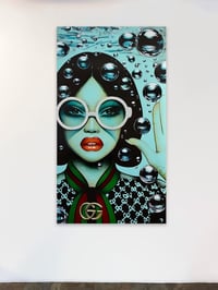 Image 2 of "Bubbly Blue" by Anja Van Herle