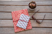 Image 2 of Notebook in Fiesta + Gold Flower