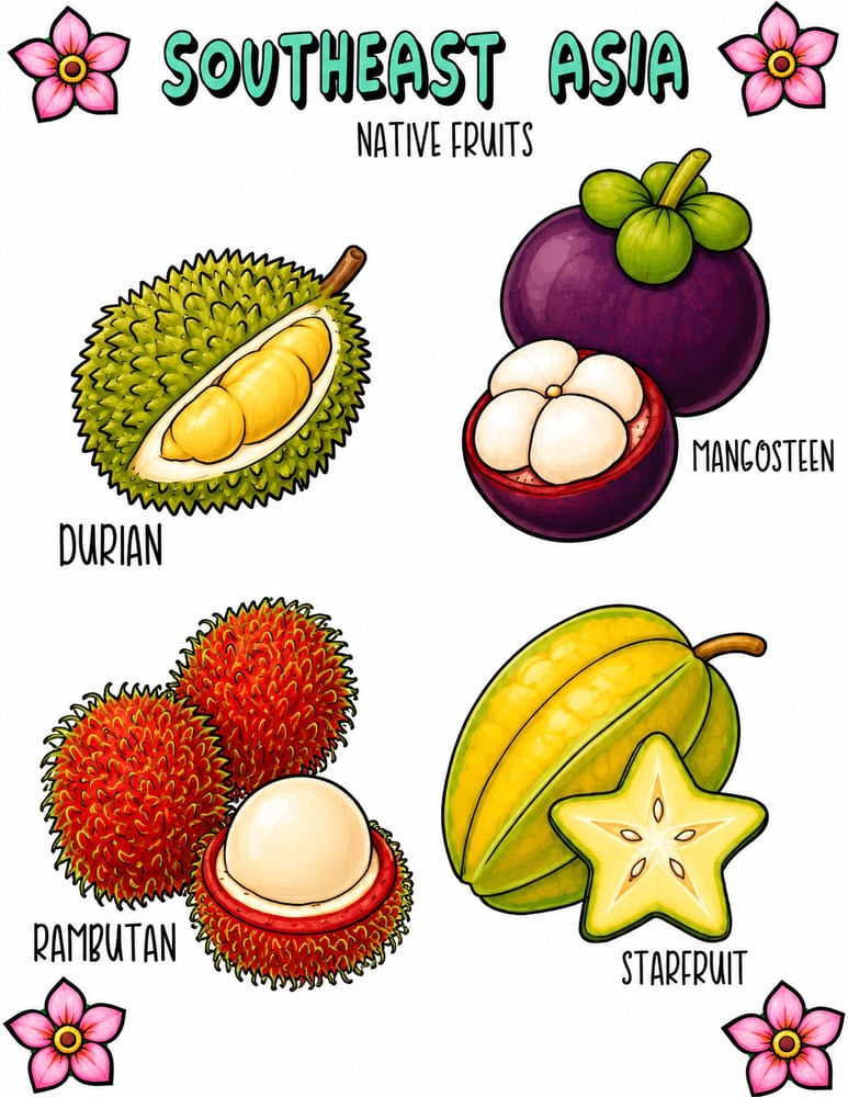 Image of Southeast Asia Fruit 
