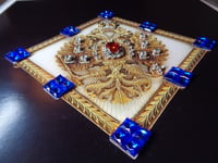 Image 6 of Imperial Russian Twin Head Eagle emblem - Ruby Centre, Sapphire, Diamonds
