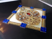 Image 8 of Imperial Russian Twin Head Eagle emblem - Ruby Centre, Sapphire, Diamonds