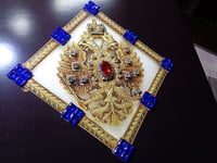 Image 12 of Imperial Russian Twin Head Eagle emblem - Ruby Centre, Sapphire, Diamonds