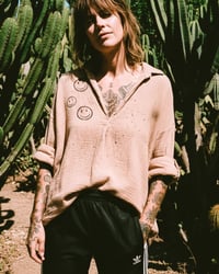 Image 1 of MUSSELIN ACID ✘  VINTAGE SHIRT ✘ IBIZA PRINT    ✘ UPCYCLED