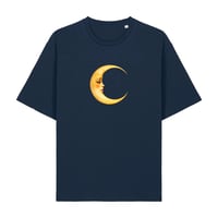T-Shirt "Der Mond & Ich" Dunkelblau
