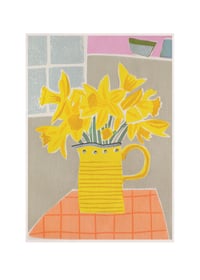 Daffodil digital print