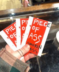 Image 2 of Piece of Ass Sticker