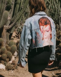 Image 2 of CROPPED  ✘ JEANSJACKE ✘ IBIZA PRINT  ✘ VINTAGE  ✘ UPCYCLED 1 1