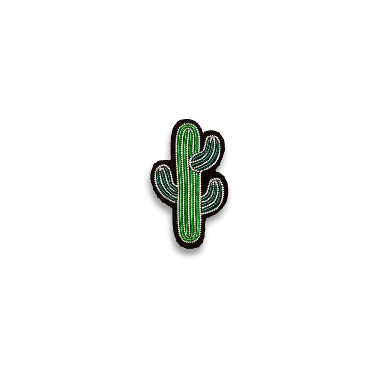 BROCHE BRODÉE CACTUS - MACON & LESQUOY (PLUSIEURS MODÈLES)