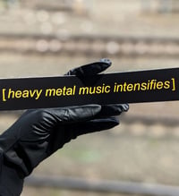 Image 1 of Heavy Metal Subtitle Bumper Sticker
