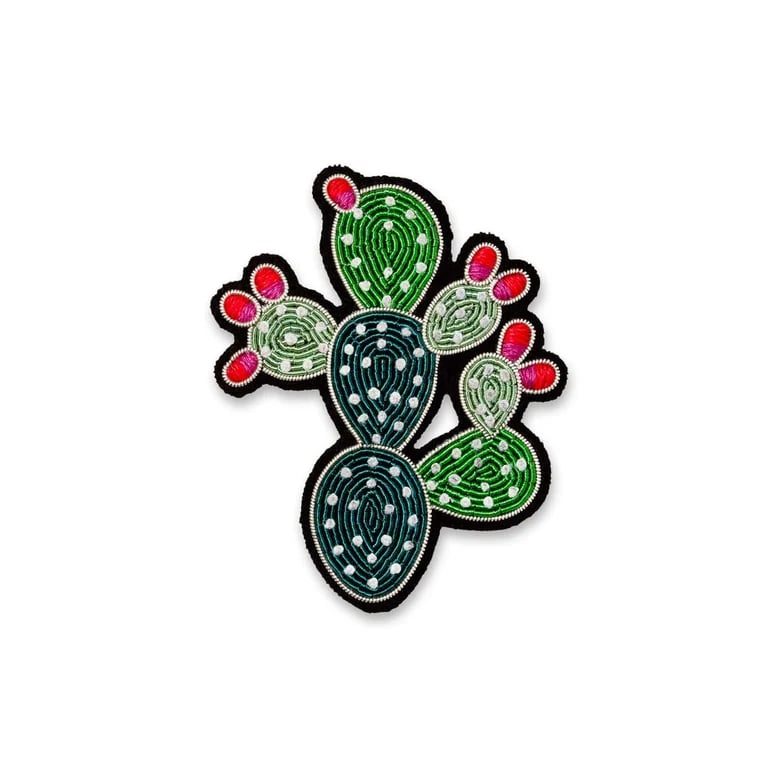 BROCHE BRODÉE CACTUS - MACON & LESQUOY (PLUSIEURS MODÈLES) Image 2