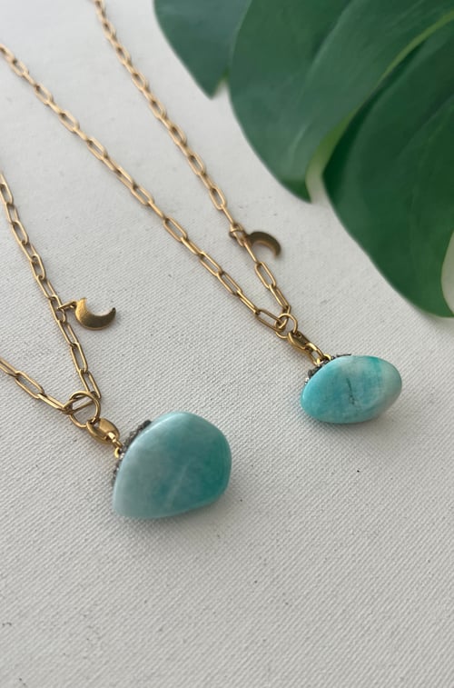 Image of MORE SEA • Larimar Necklace