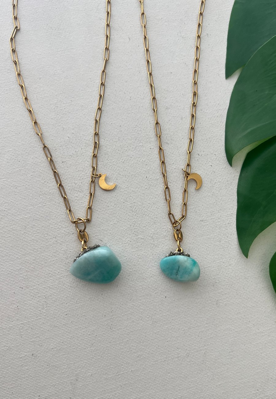 Image of MORE SEA • Larimar Necklace