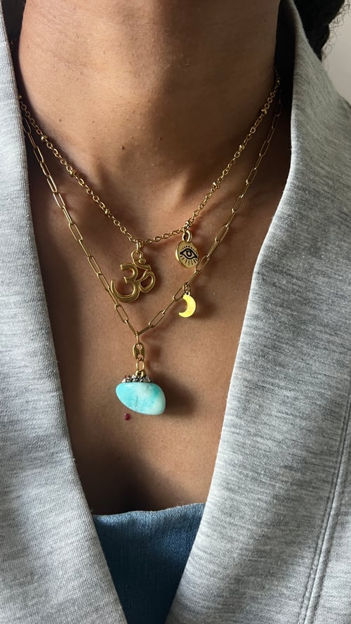 Image of MORE SEA • Larimar Necklace