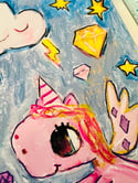 Diamond - Unicorn original 8x10