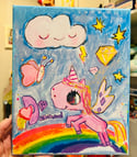 Diamond - Unicorn original 8x10