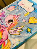 Diamond - Unicorn original 8x10