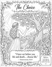 Image 3 of Getting Back to The Garden Faith Based Adult Coloring Book