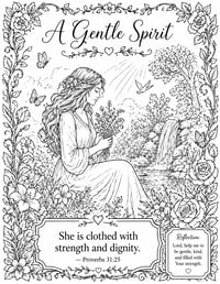 Image 5 of Getting Back to The Garden Faith Based Adult Coloring Book