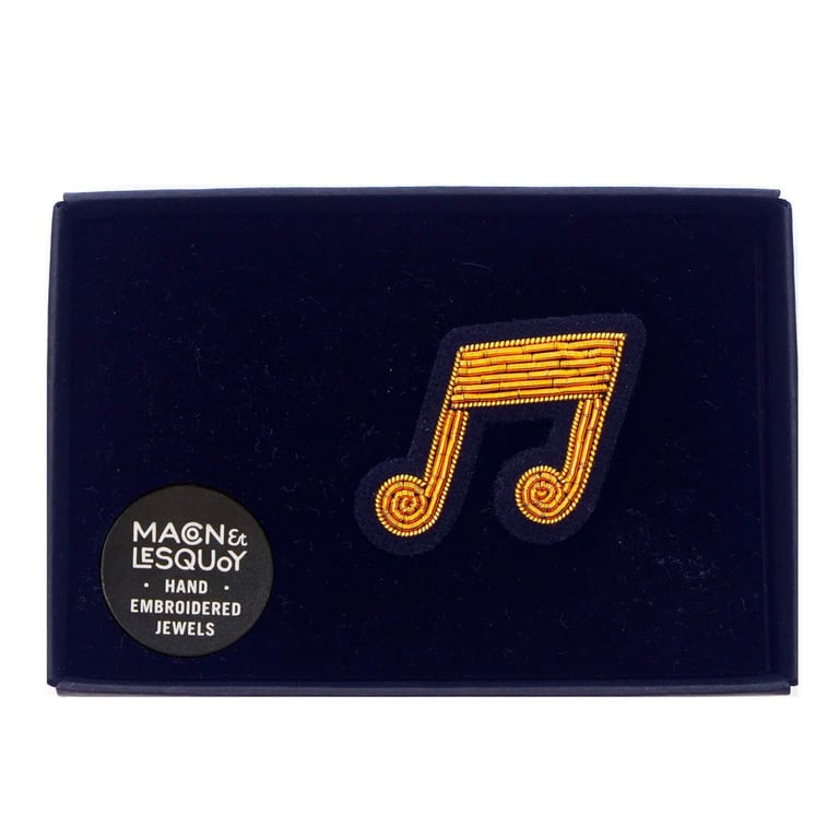 BROCHE BRODÉE MUSIQUE - MACON & LESQUOY (PLUSIEURS MODÈLES) Image 8
